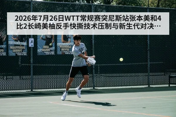 2026年7月26日WTT常规赛突尼斯站张本美和4比2长崎美柚反手快撕技术压制与新生代对决分析